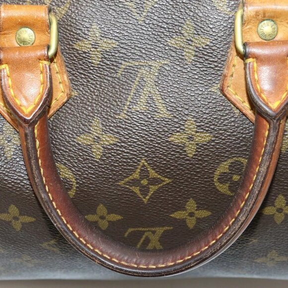 Louis Vuitton Speedy Leather Handbag - Brown *READ* - Picture 10 of 16